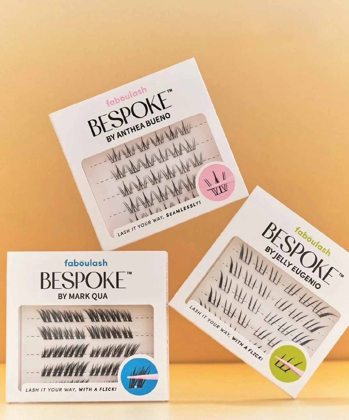 Bespoke cluster lashes