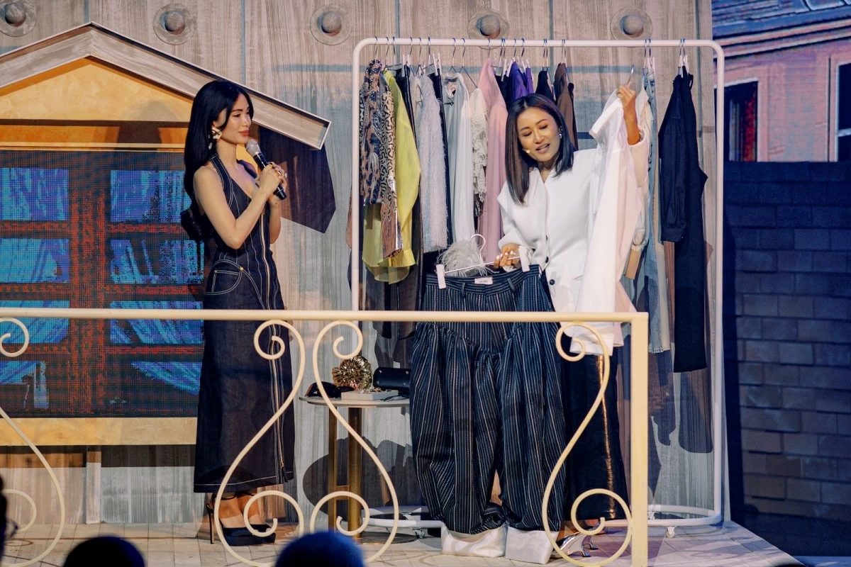 Pam Quinones showing Heart curated pieces that can suit her elevated everyday outfit ideas