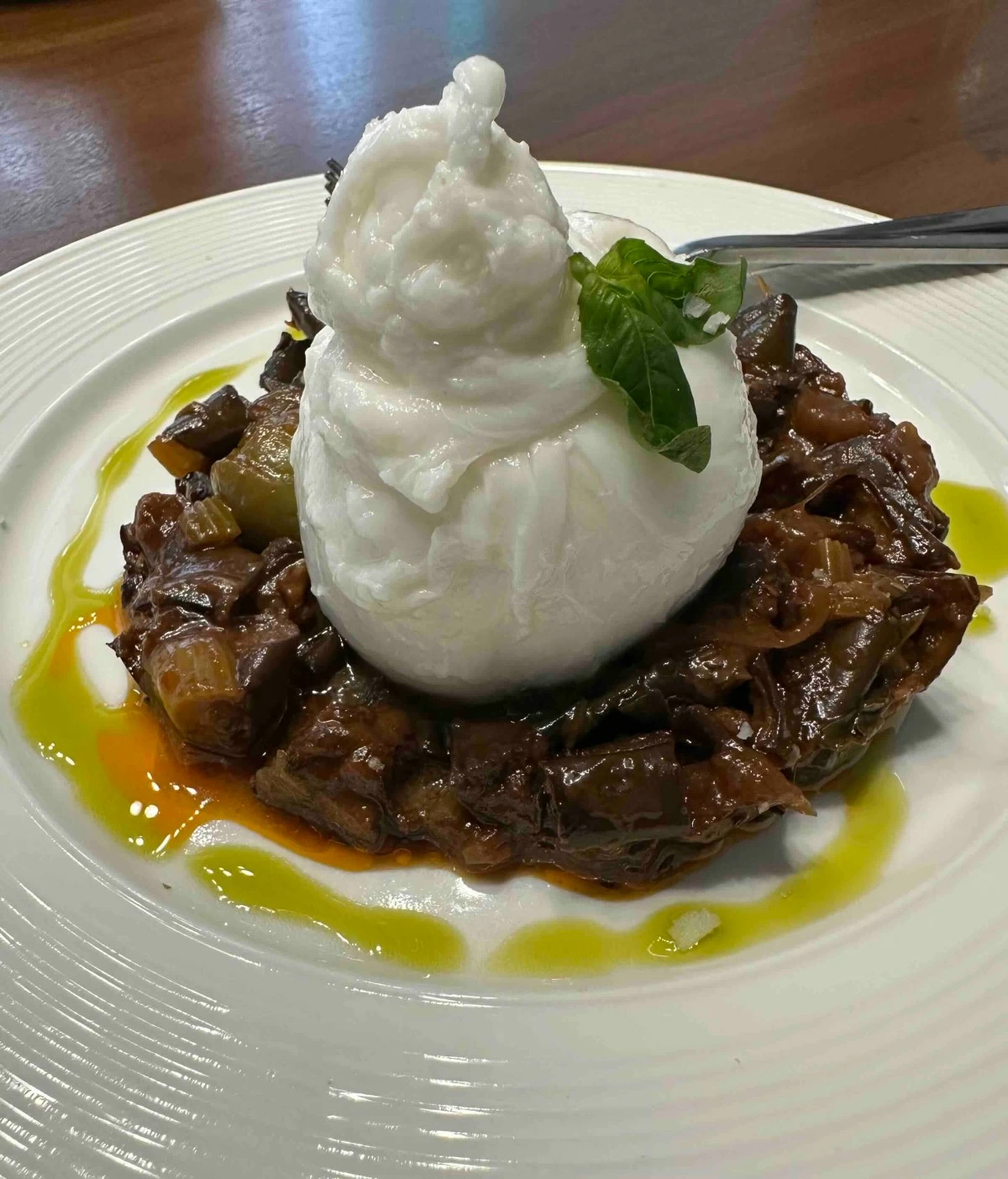 Burrata e Caponata