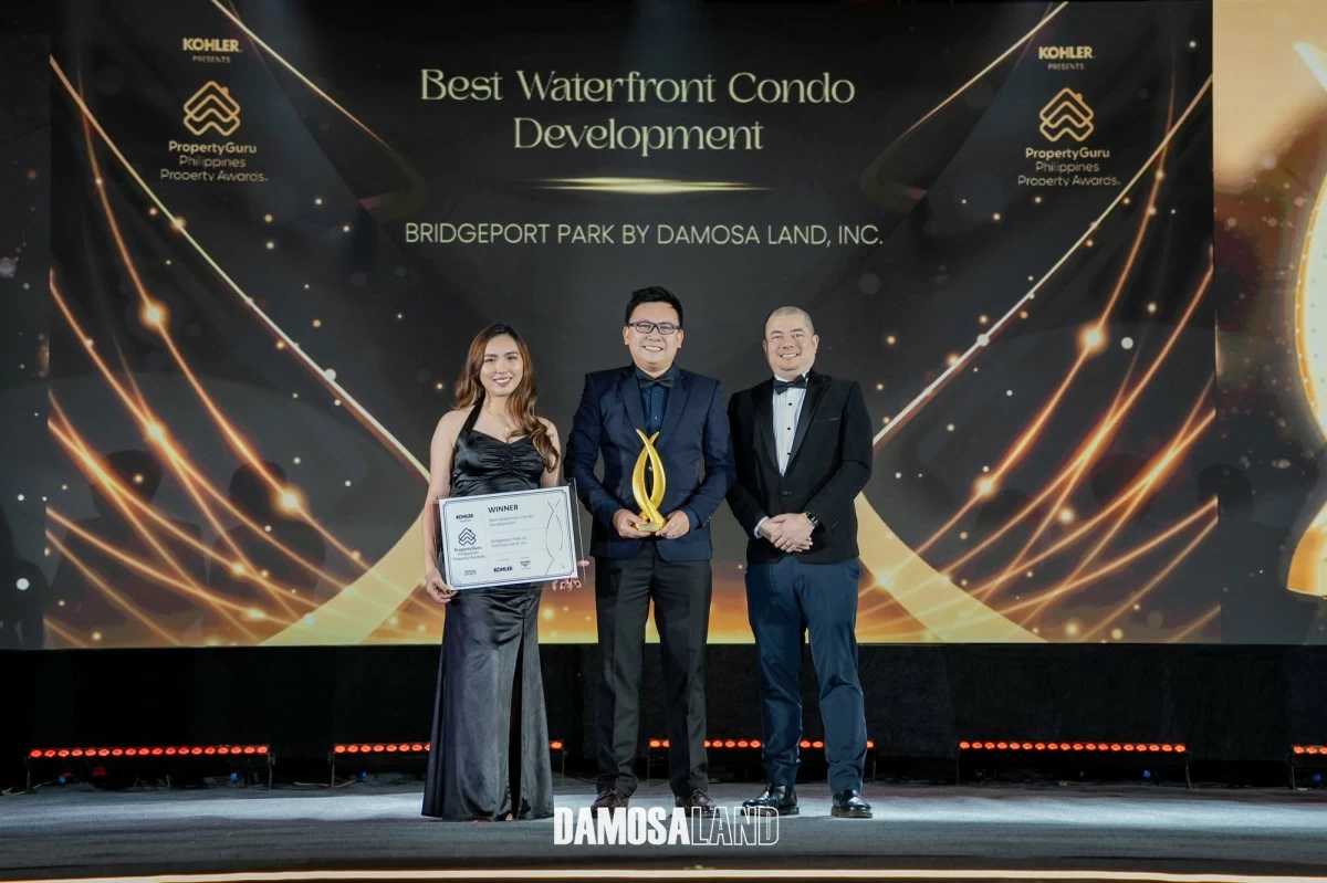 Damosa Land, Inc.’s Bridgeport Park won Best Waterfront Condo Development, as it integrates nature with modern amenities, setting a new benchmark for luxury waterfront living in the region.