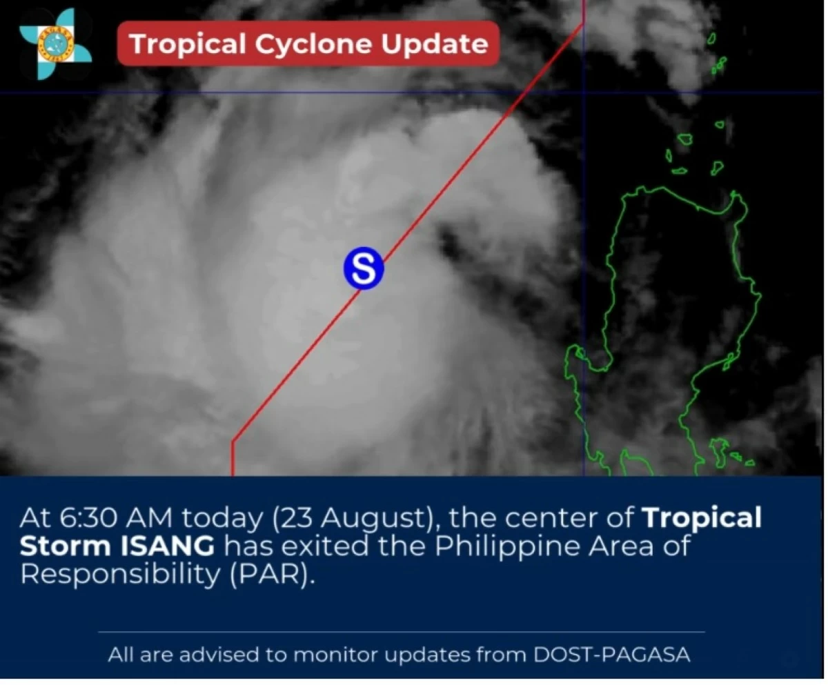 At 6:30 a.m., however, PAGASA announced that the center of 