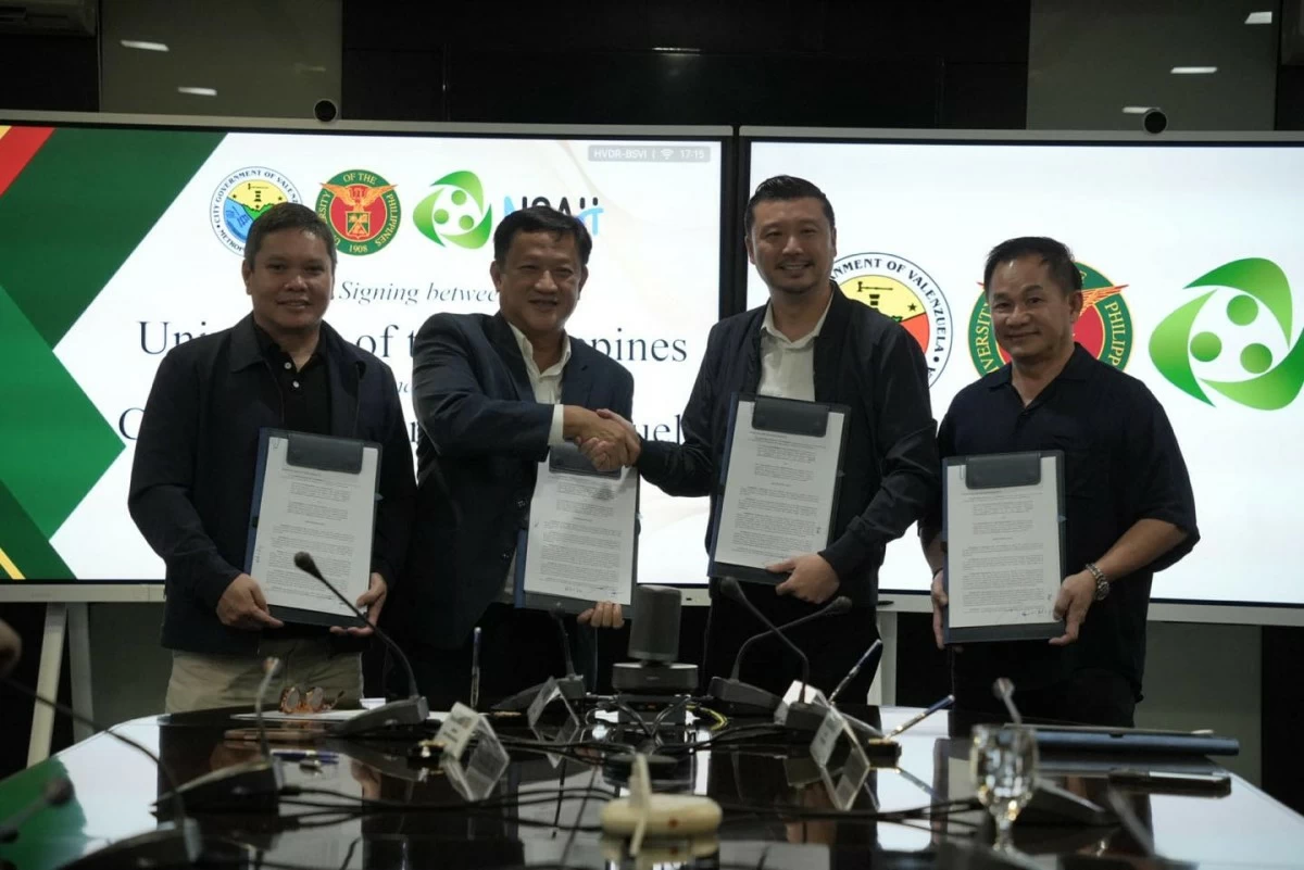 Mayor Weslie “WES” Gatchalian, partnered with UP President Atty. Angelo Jimenez and UPRI Executive Director Dr. Mahar Lagmay signed Memorandum of Agreement for Urban Drainage Master Plan for Valenzuela City (Photo from Valenzuela City Government)