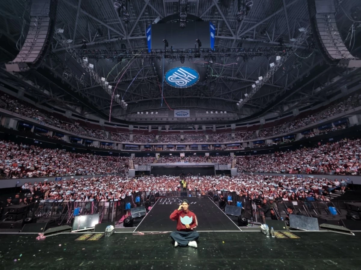 Park Bogum at his fan meeting in Manila on Aug. 22 (Photo from Park Bogum's X account) 