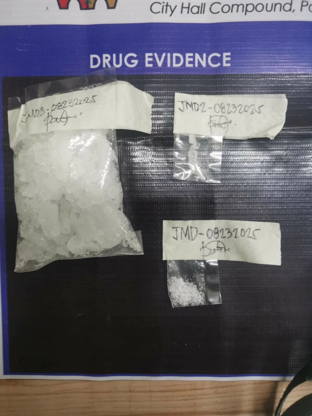 The confiscated drugs (Photo from Las Pinas City Police) 