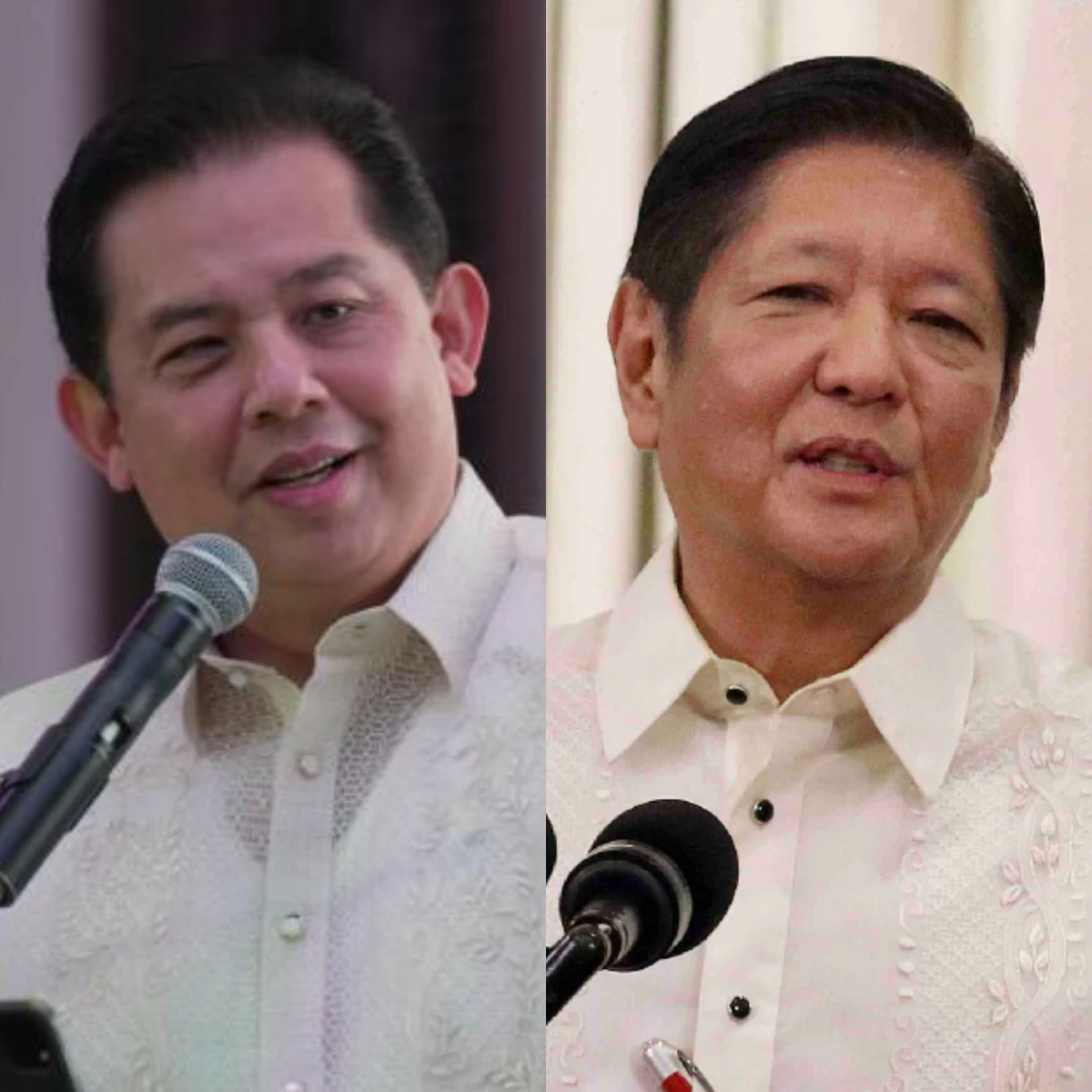 House Speaker Martin Romualdez (left), President Ferdinand "Bongbong" Marcos Jr. (PPAB, MANILA BULLETIN)