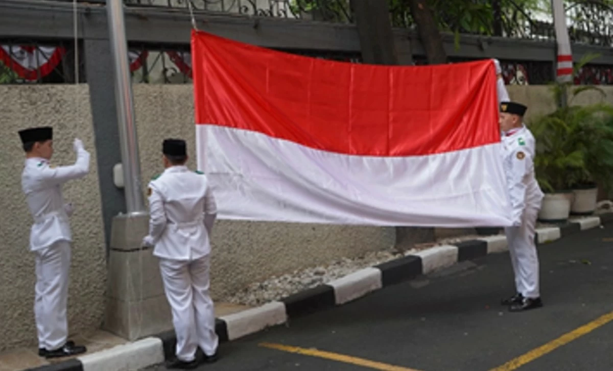 Flag-raising ceremony