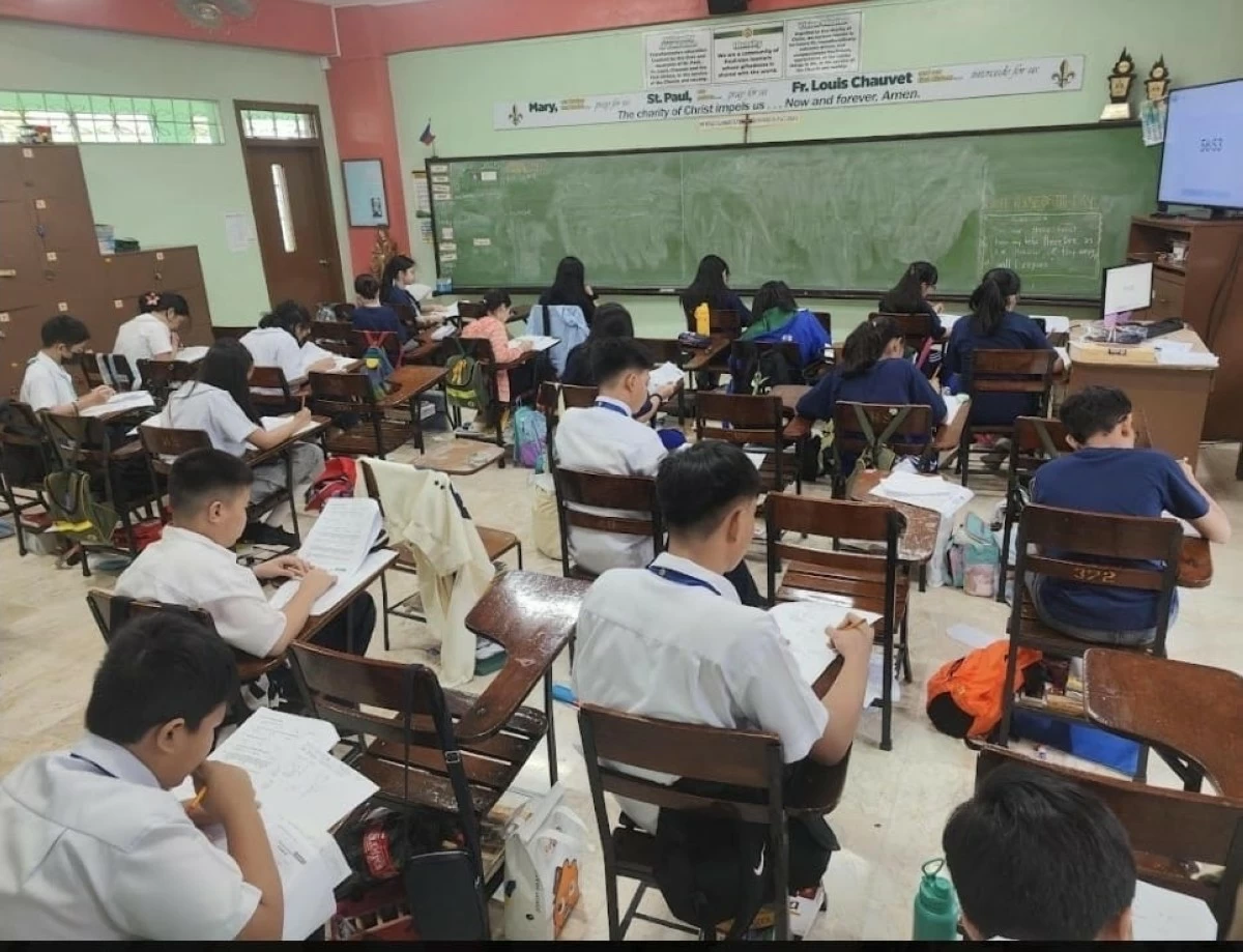 Some of the Filipino primary students during the Spirit of Math National Round on March 1.