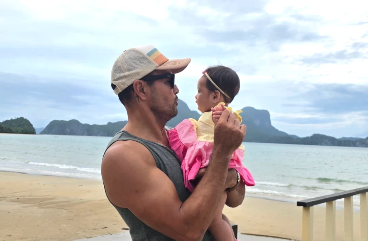 Derek Ramsay and daughter Liana (Images courtesy of Instagram)