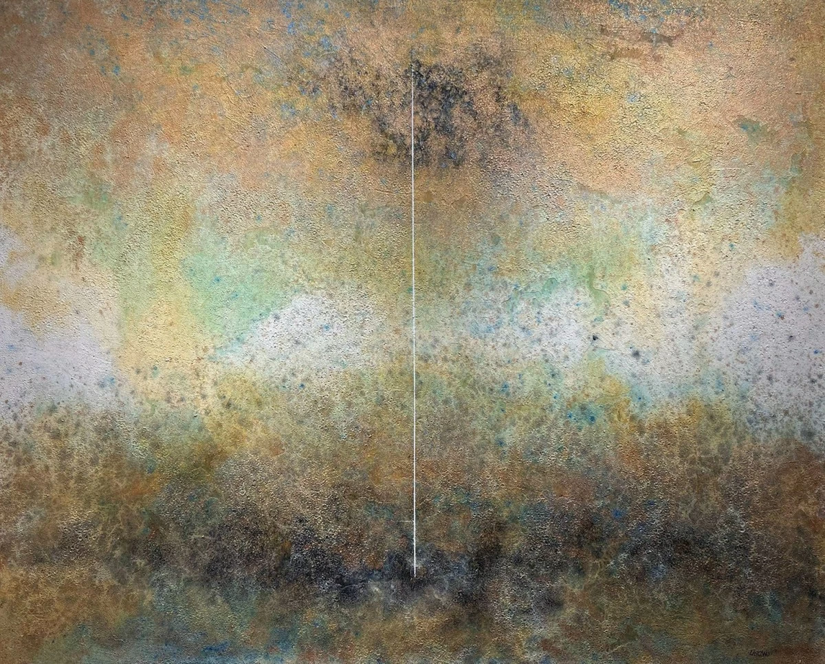 'INNER JOURNEY VI,' acrylic on canvas, 48x72 inches, 2025