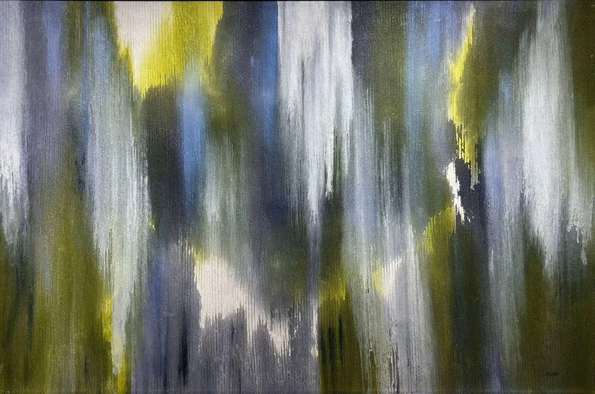 'INNER JOURNEY IV,' acrylic on canvas, 48x72 inches, 2025