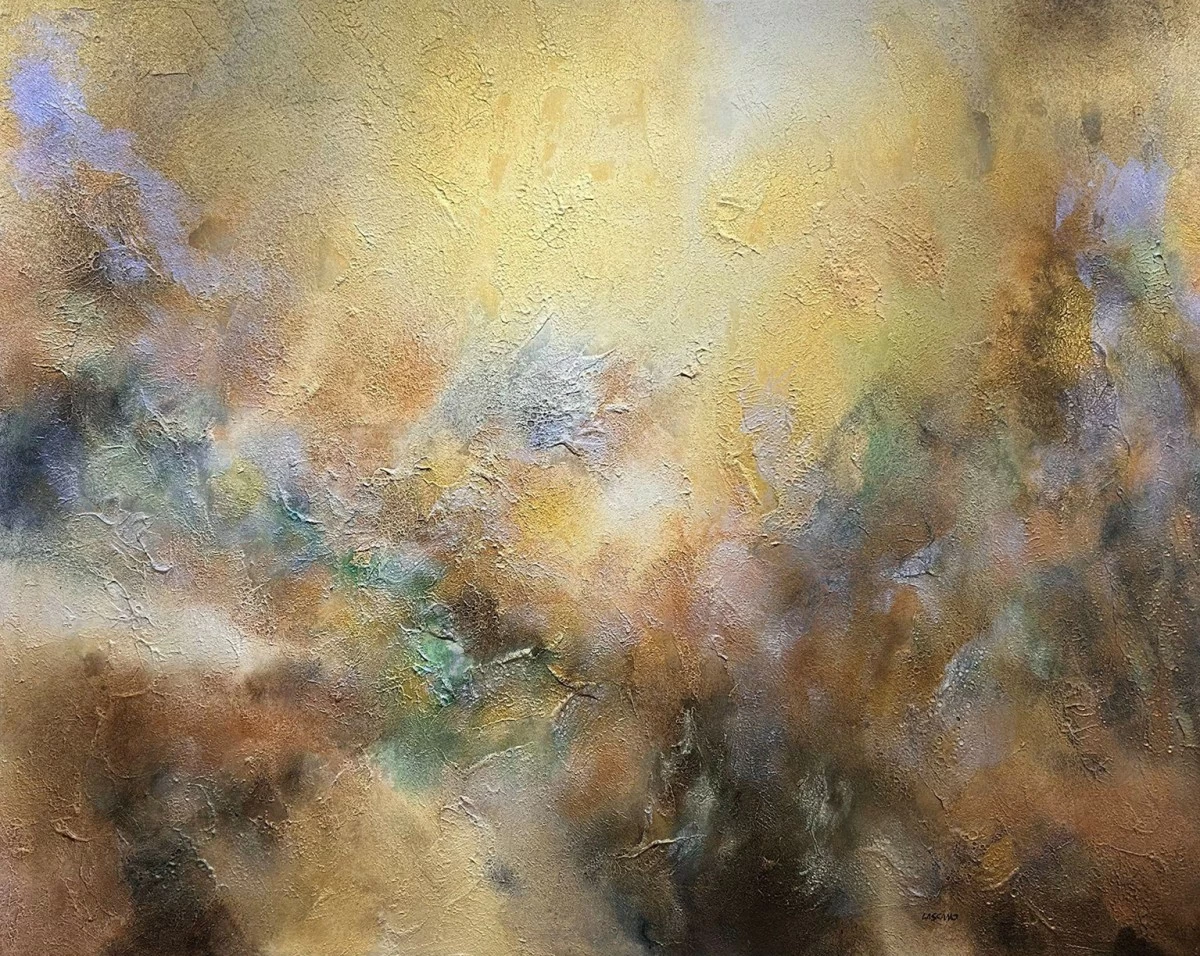 'INNER JOURNEY VII,' acrylic on canvas, 48x60 inches, 2025