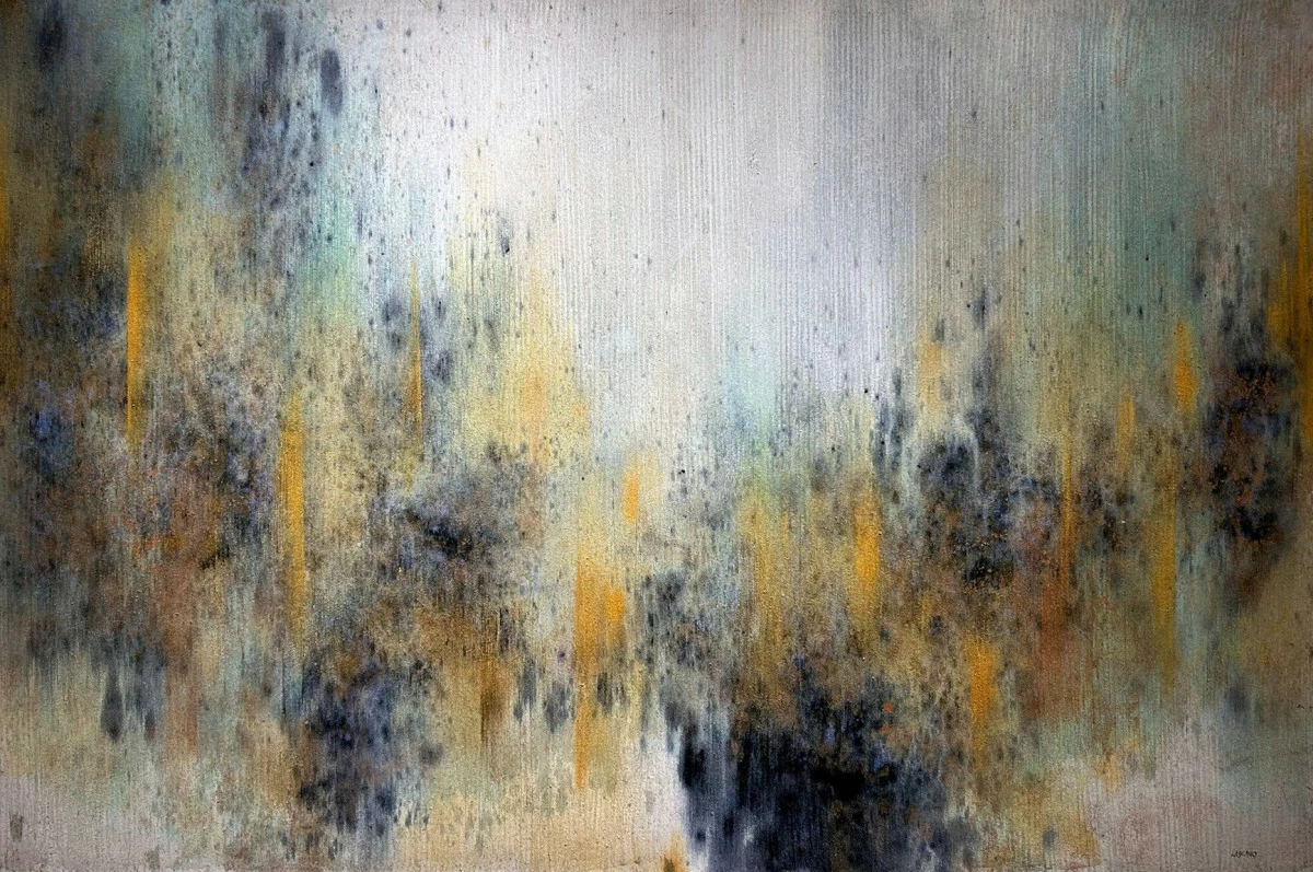 'INNER JOURNEY V,' acrylic on canvas, 48x72 inches, 2025