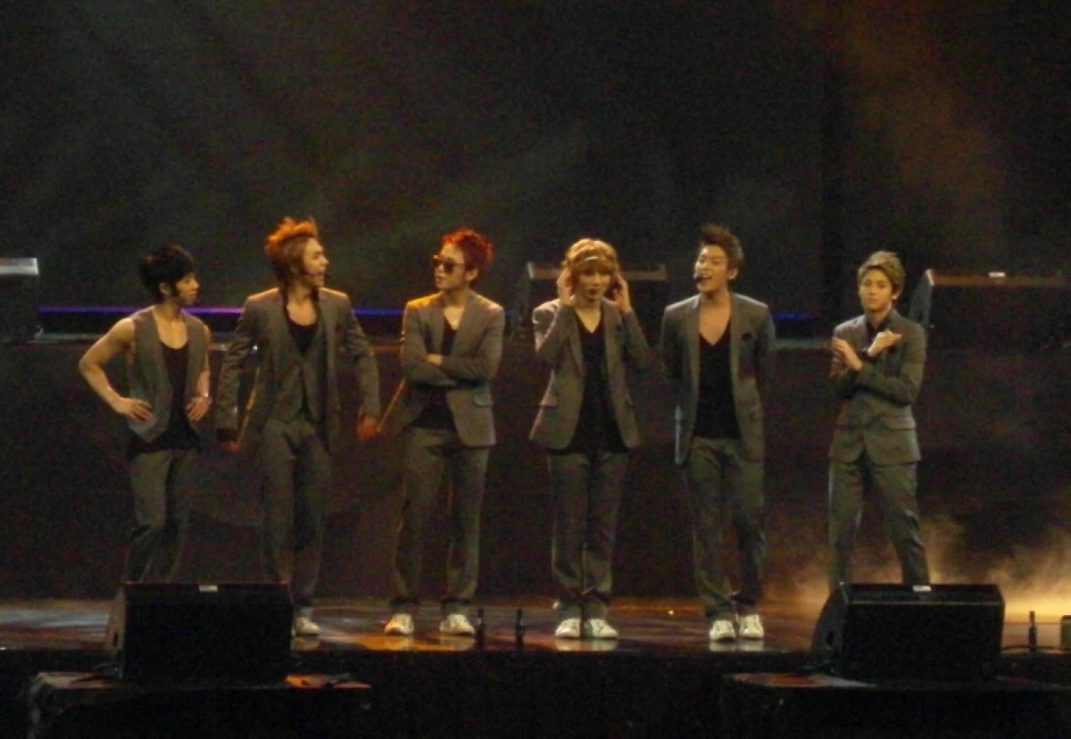 K-pop boy band Beast (now known as Highlight) at the 