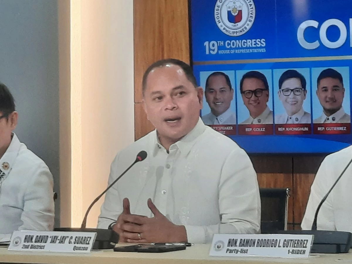 Quezon 2nd district Rep. David “Jay-Jay” Suarez (Ellson Quismorio/ MANILA BULLETIN)