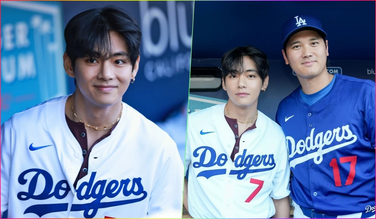 BTS' V and LA Dodgers’ Shohei Ohtani (Photos: MLB, LA Dodgers on X) 