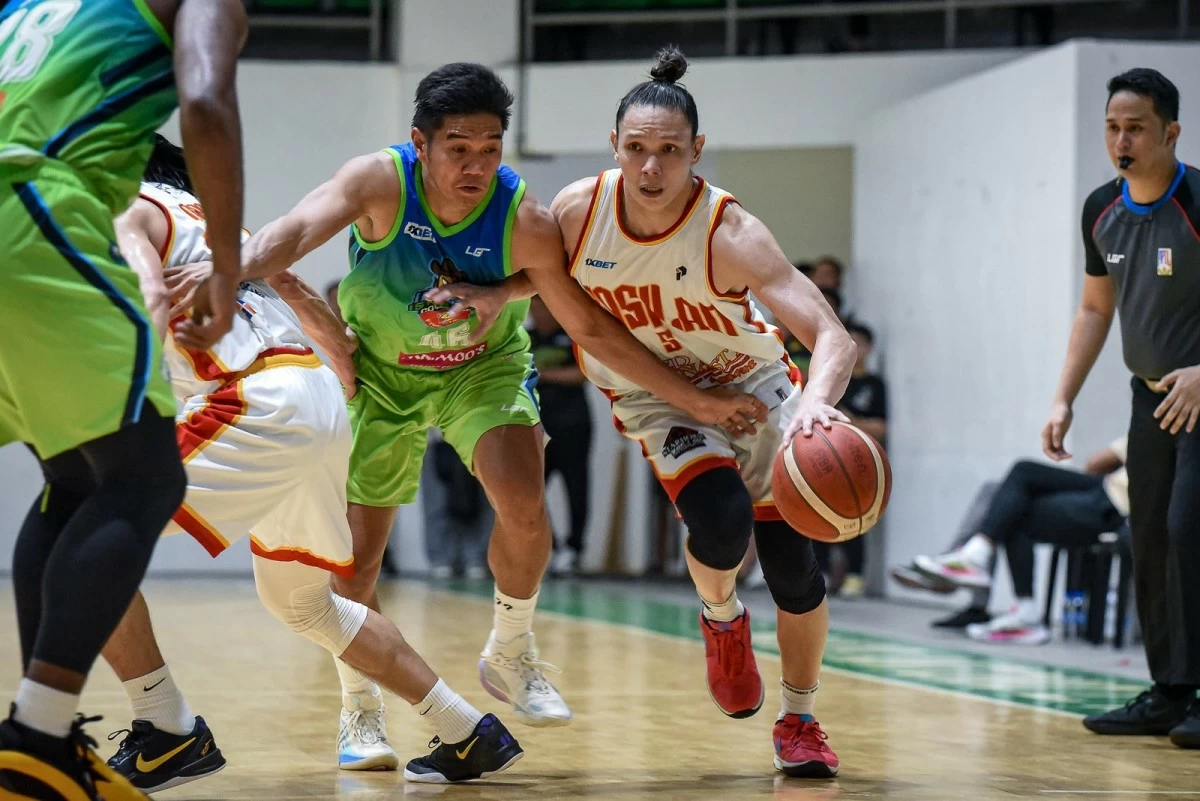 Alex Cabagnot delivers for the Basilan Starhorse Portmasters. (MPBL Images)