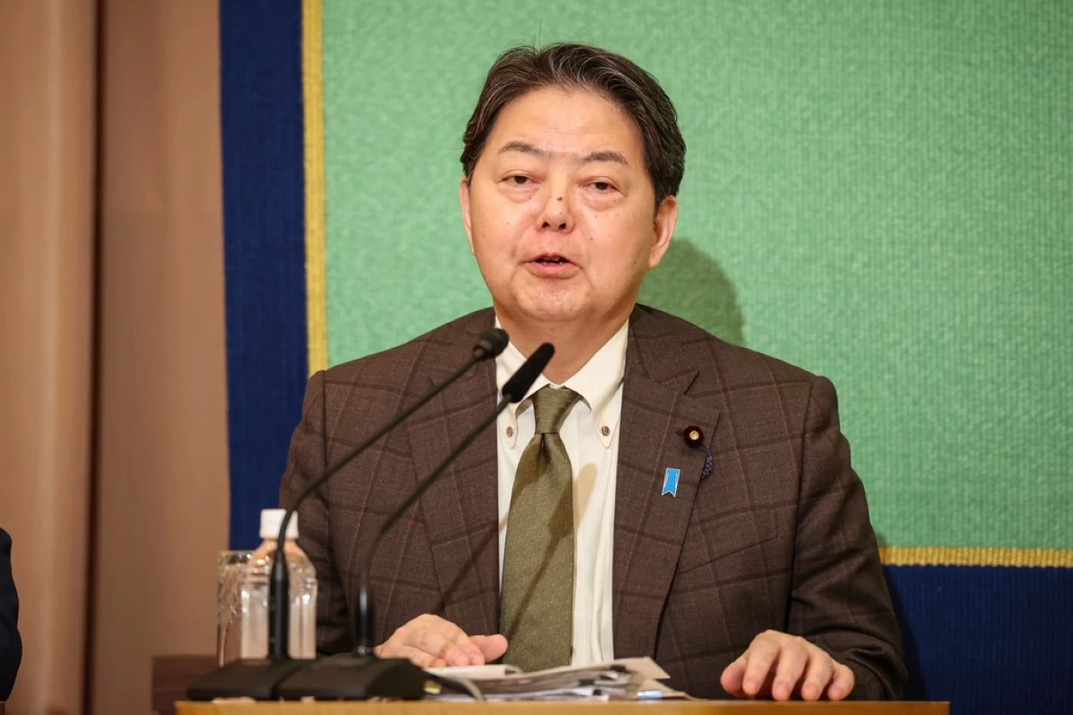 FILE - Japan's Chief Cabinet Secretary Yoshimasa Hayashi, a candidate for Japan's ruling Liberal Democratic Party's (LDP) presidential election, speaks during a debate at the Japan National Press Club in Tokyo, Sept. 14, 2024. (Takashi Aoyama/Pool Photo via AP, File)