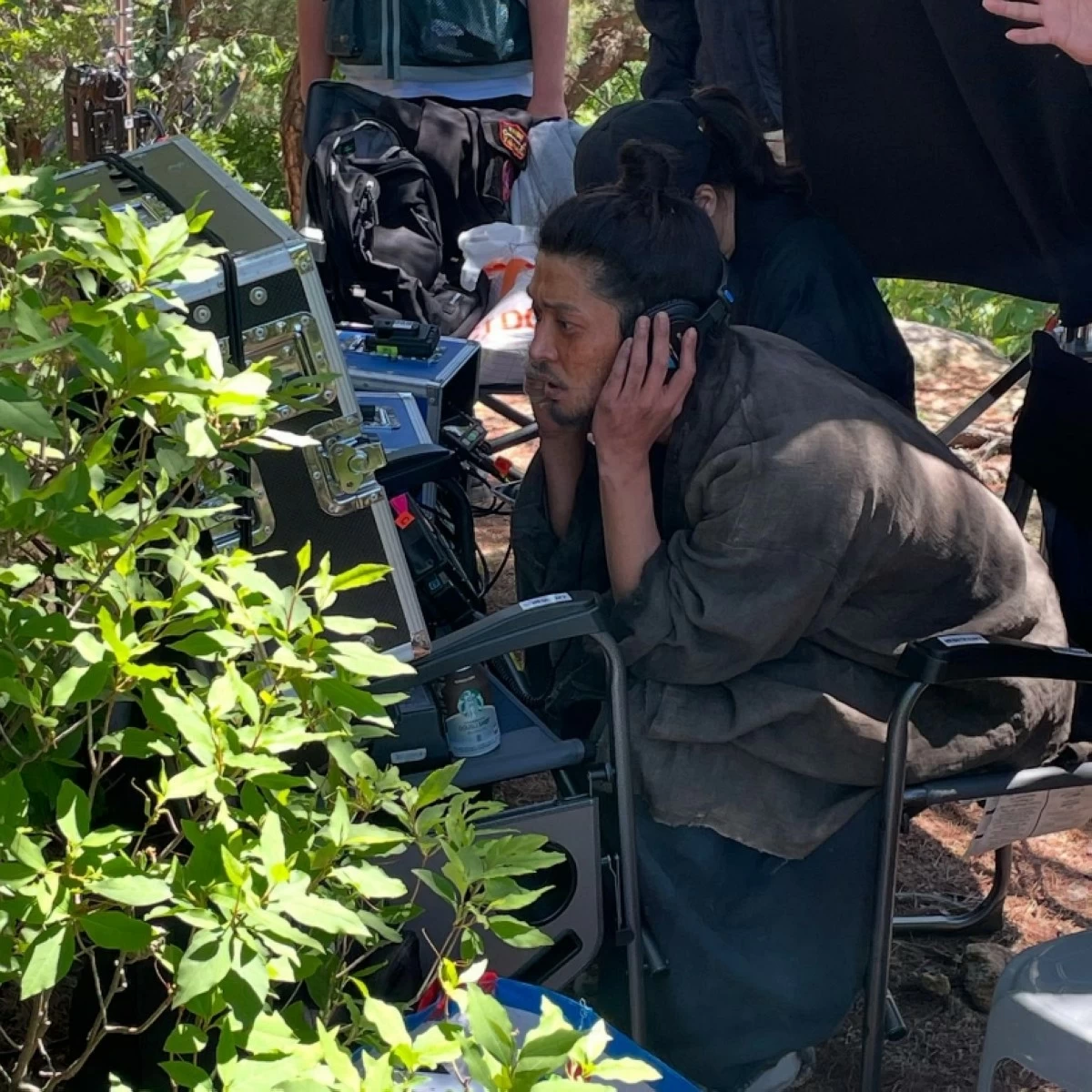 Rowoon during the filming of 