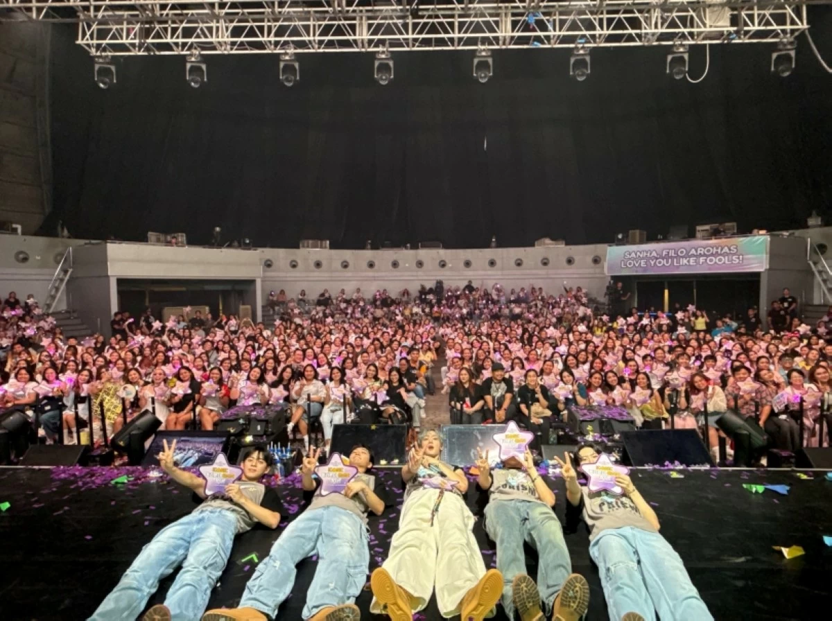 K-pop boy band ASTRO member Sanha in Manila (ASTRO's X account)