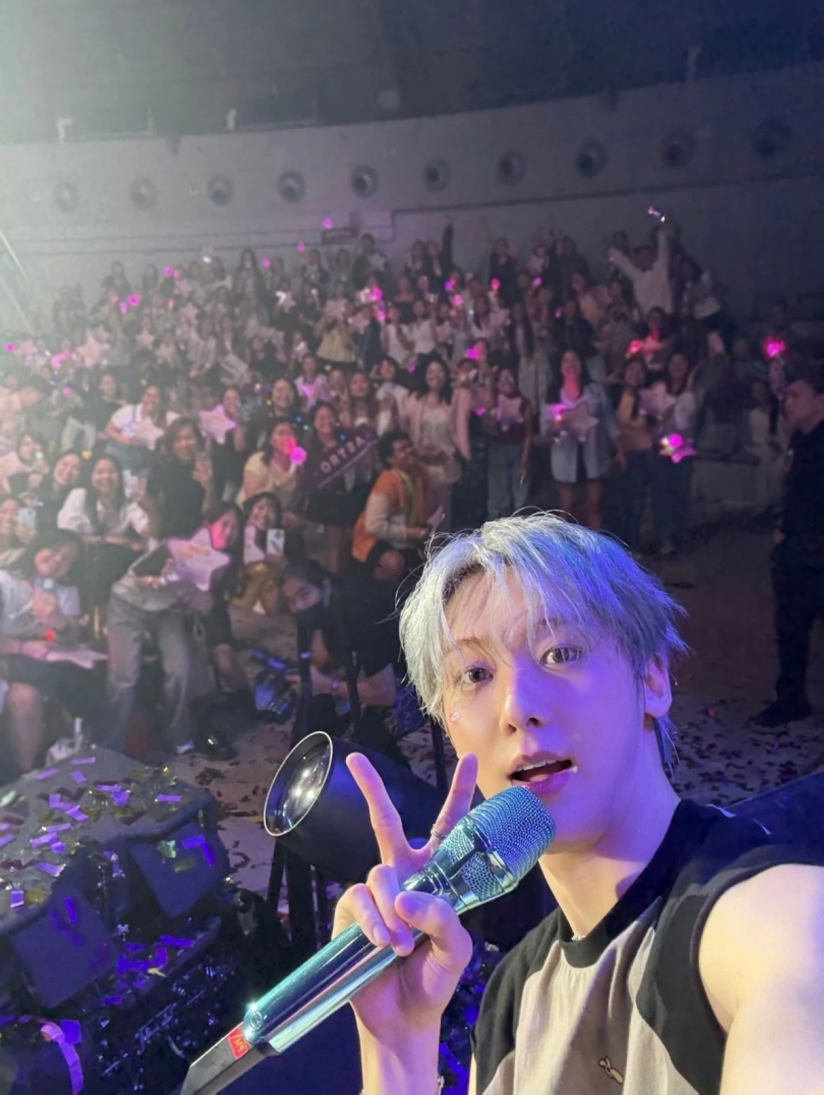 K-pop boy band ASTRO member Sanha in Manila (ASTRO's X account)