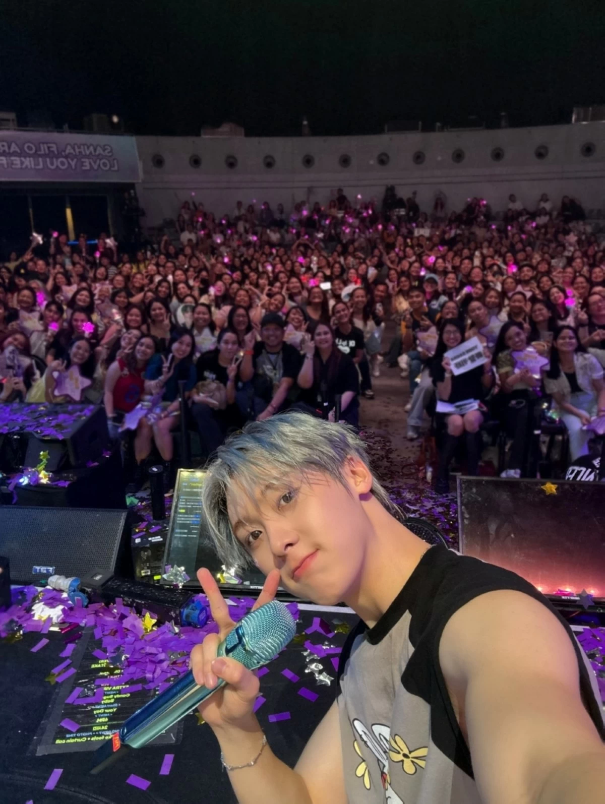 K-pop boy band ASTRO member Sanha in Manila (ASTRO's X account)