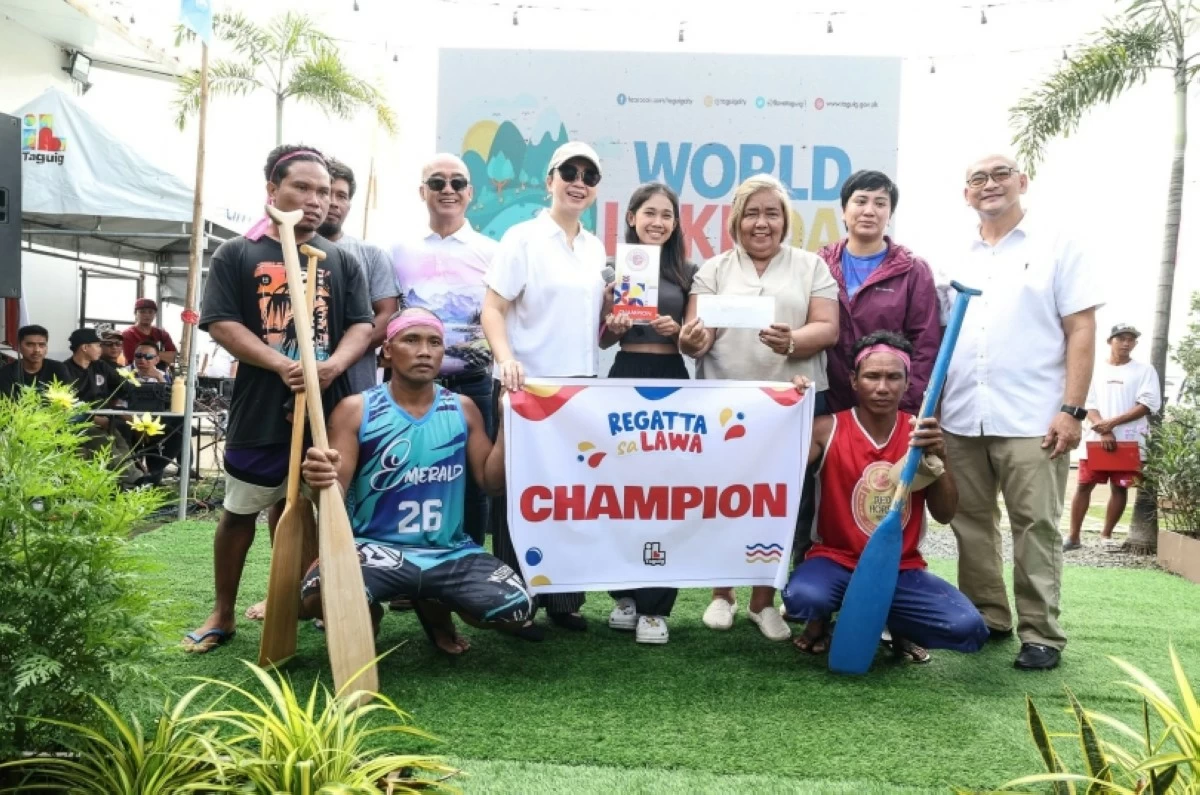 The Regatta sa Lawa boat race in Taguig (Photo from the Taguig City government) 