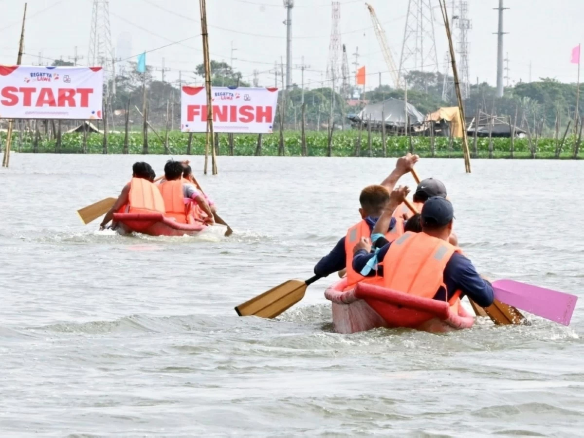 The Regatta sa Lawa boat race in Taguig (Photo from the Taguig City government) 