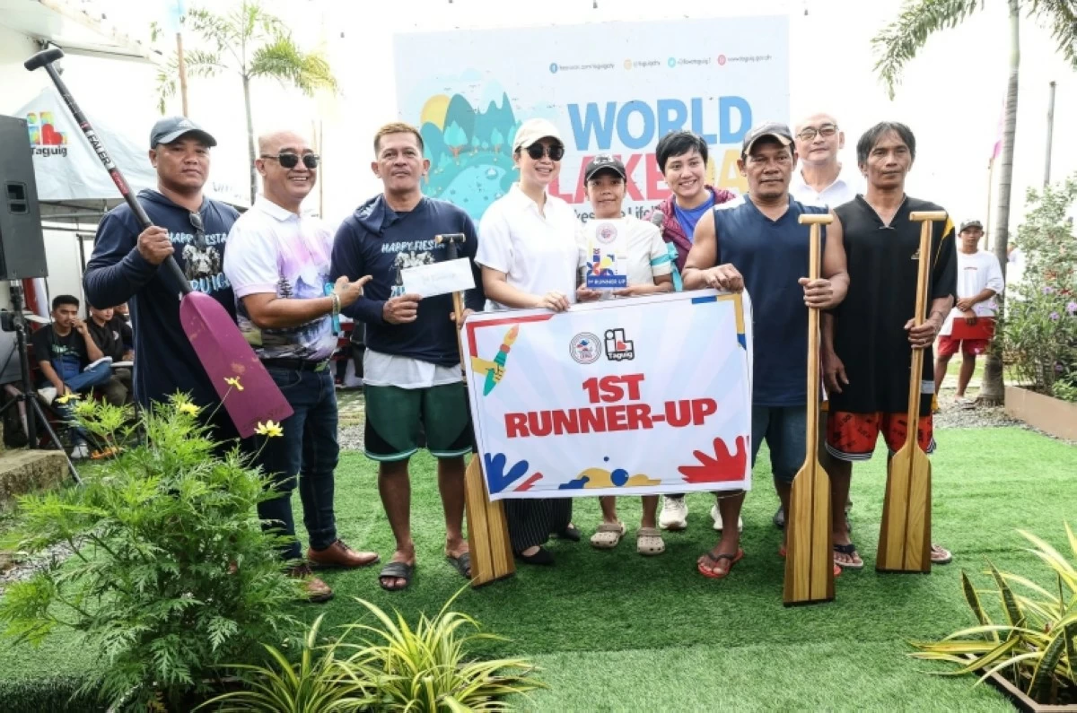 The Regatta sa Lawa boat race in Taguig (Photo from the Taguig City government) 