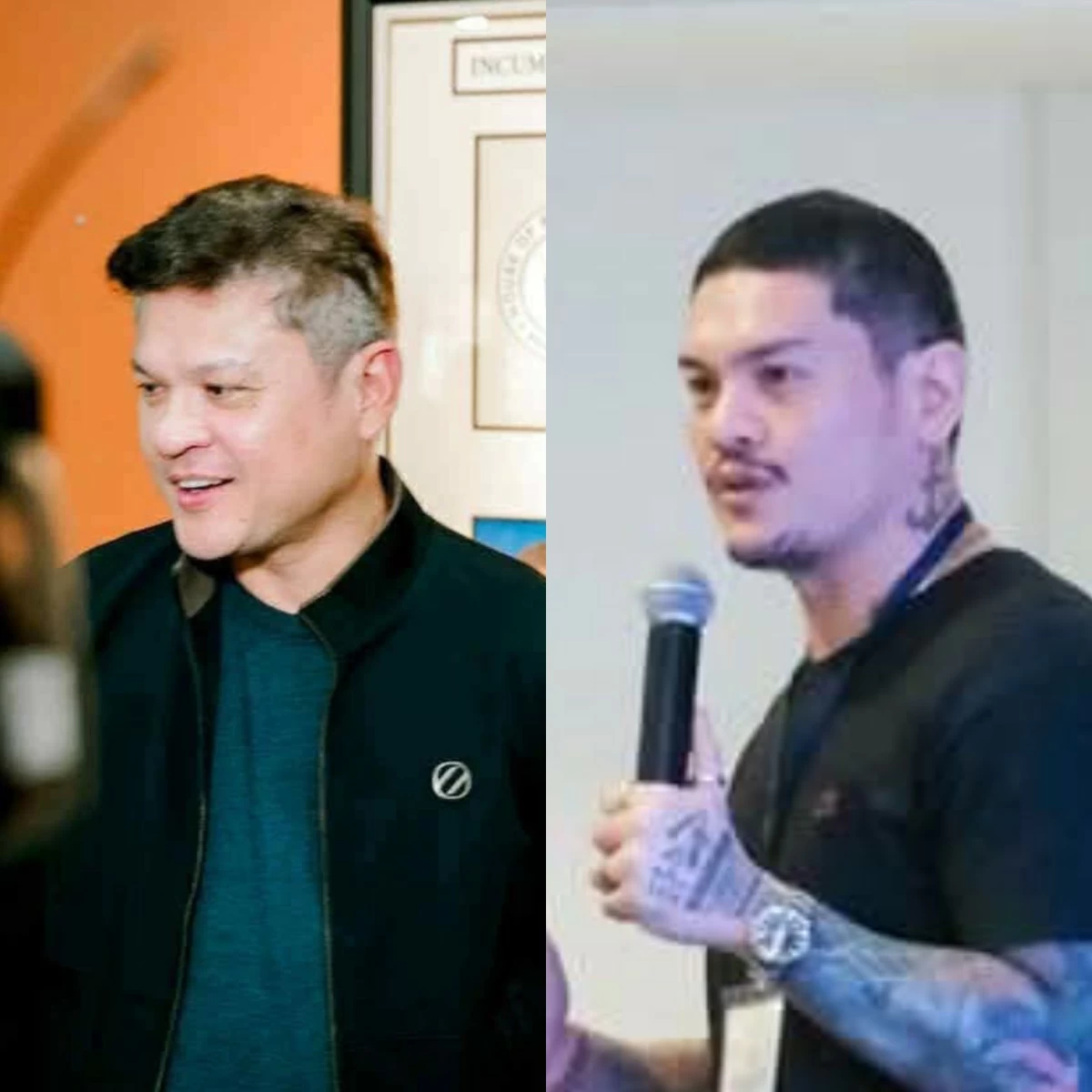 Davao City 1st district Rep. Paolo "Pulong" Duterte (left), Manila 6th district Rep. Bienvenido "Benny" Abante Jr. (Facebook)