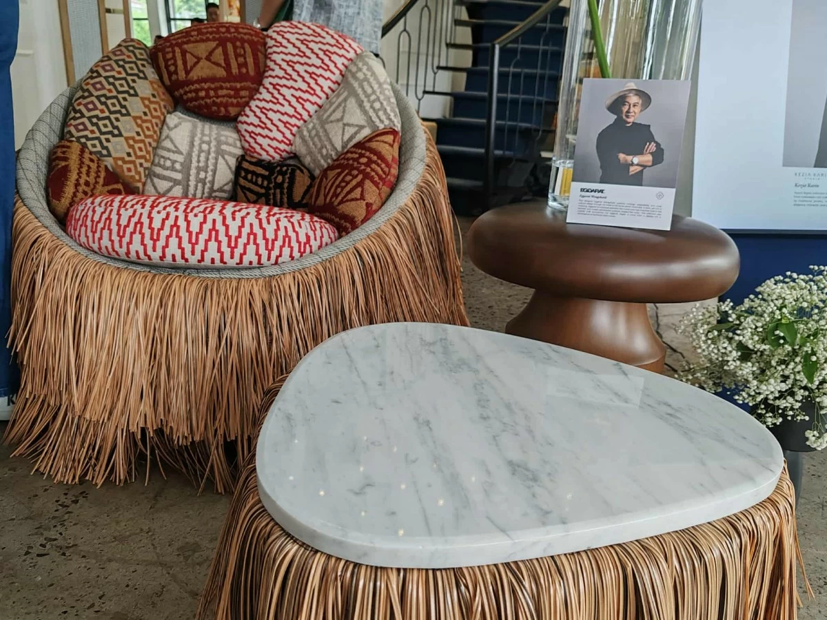 Chair and ottoman by Eggarat Wongcharit