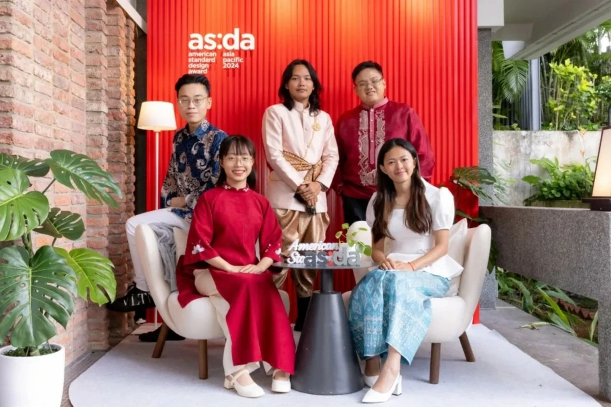 ASDA 2024 National Winners Vo Mai Ha (Vietnam), Luist Yensen (Indonesia), Podsatorn Keela (Thailand), Ricardo Noel Bonalos (Philippines), and Day Sophonn (Cambodia).