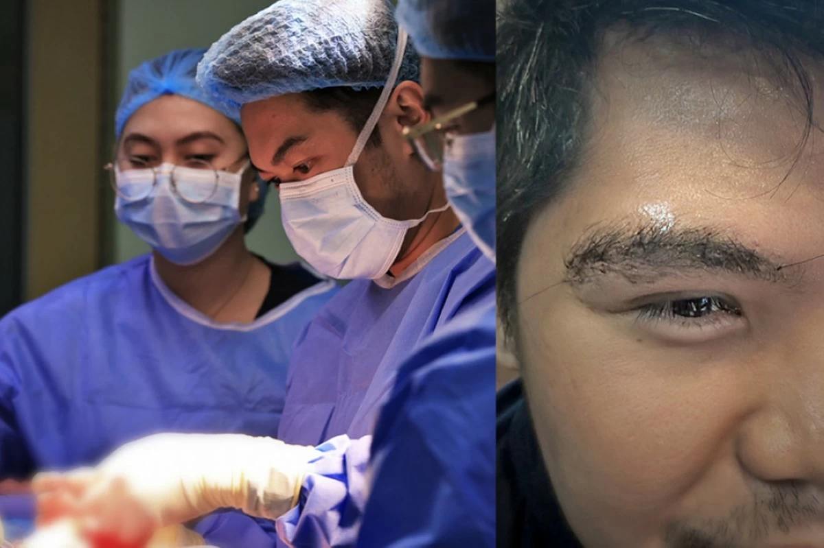 34-year-old John undergoes a minimally invasive brain surgery to remove a brain tumor and restore his vision.
