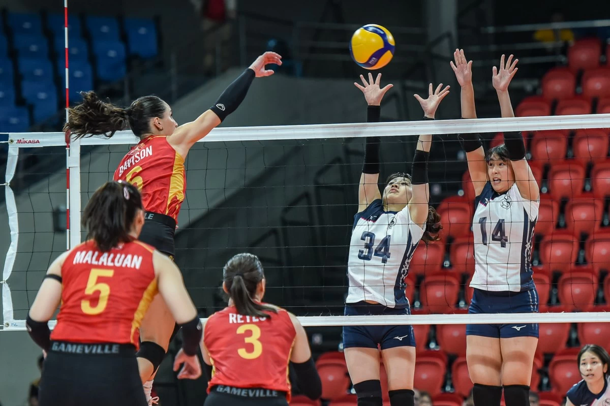 Savi Davison, left, remains at the core of PLDT when it faces Kobe Shinwa for the PVL Invitational crown. (PVL)