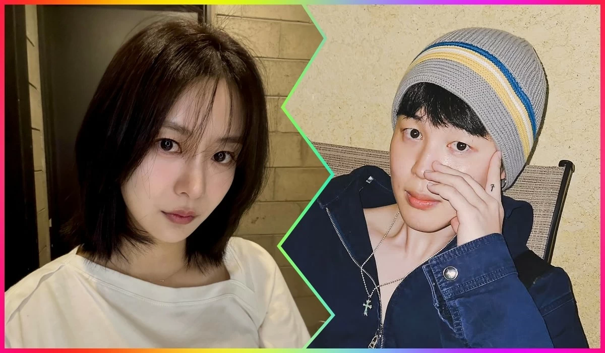 Actress Song Da-eun (left) and BTS' Jimin (Instagram)