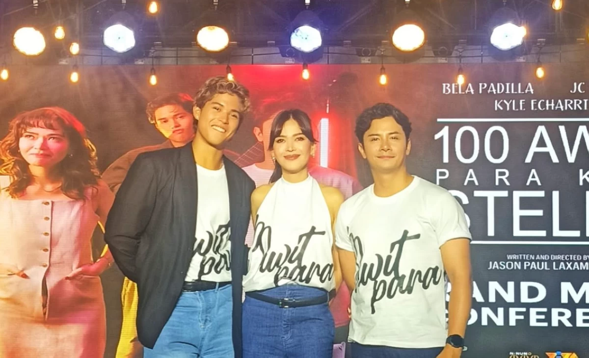From left: Kyle Echarri, Bela Padilla, and JC Santos