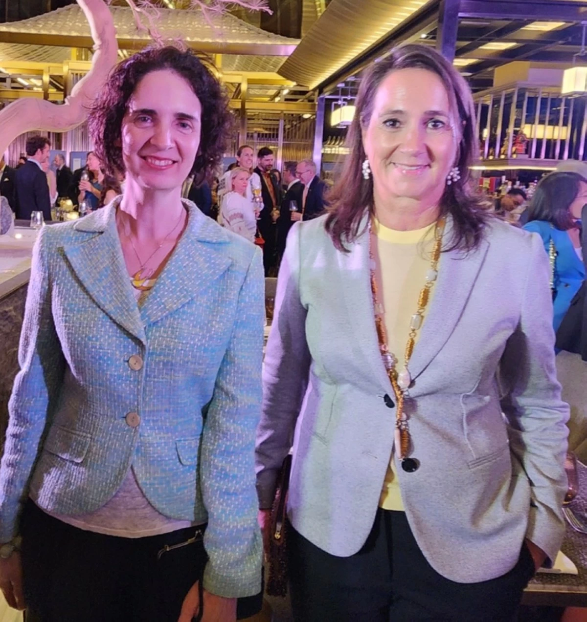 Ambassador Catherine McIntosh of the Embassy of New Zealand and Ambassador Maria Alfonsa Magdalena Geraedts of the Embassy of Netherlands