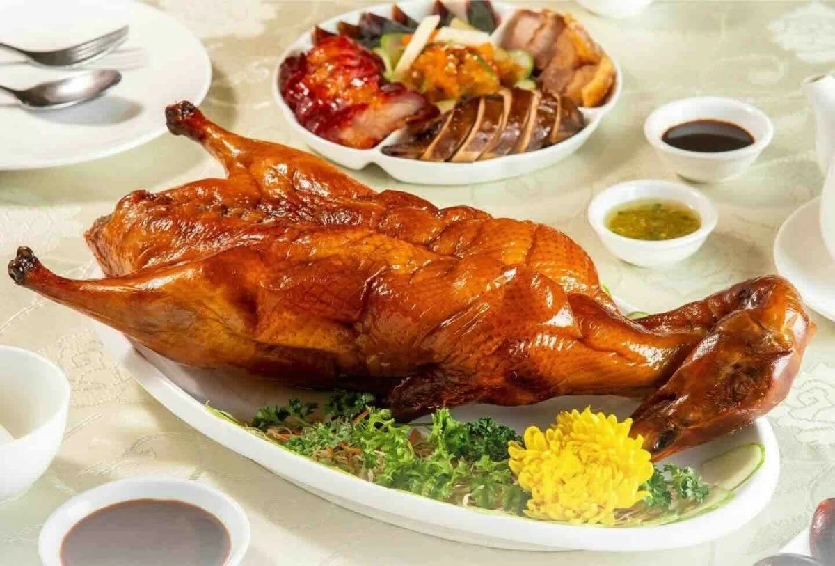 Savor the famous roasted Peking Duck and other Chinese dishes at Emerald Chinese Cuisine. 