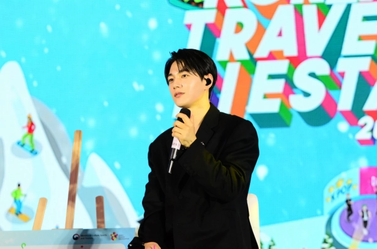 Korean star Kim Myung-soo  at the Korea Travel Fiesta held at the SM Mall of Asia Music Hall (Jonathan Hicap) 