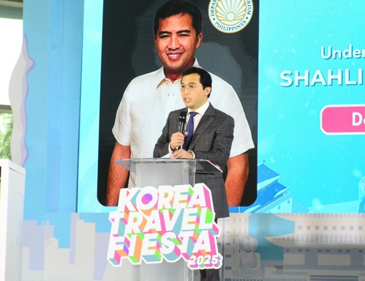 Usec. Shahlimar Tamano of the Philippines’ Department of Tourism representing Sec. Christina Frasco (Jonathan Hicap)