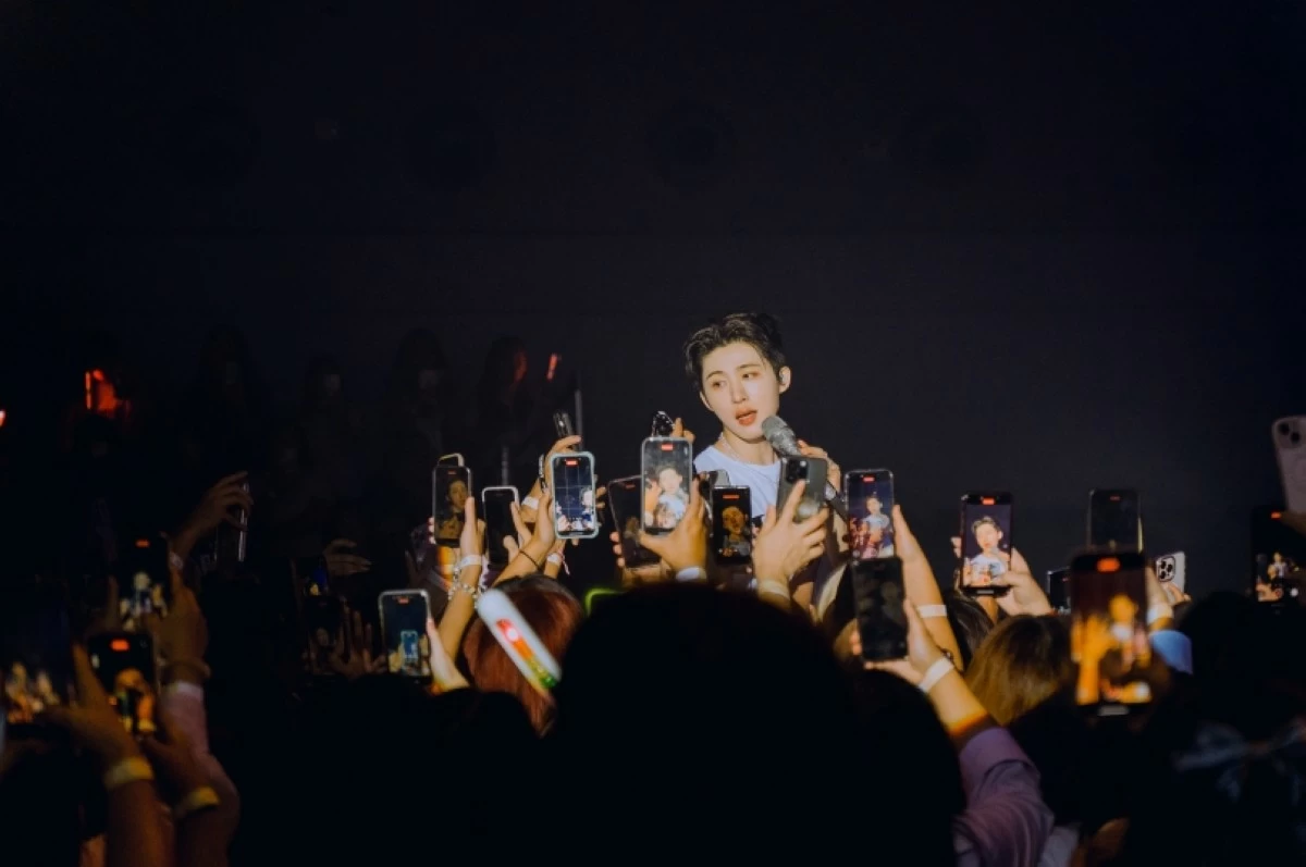 B.I performing at his “The Last Parade Tour in Manila” on Aug. 30 at the SM North EDSA Skydome (Photo courtesy of Diadema Paiso)