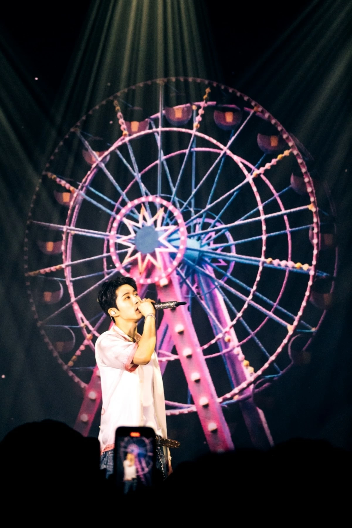 B.I performing at his “The Last Parade Tour in Manila” on Aug. 30 at the SM North EDSA Skydome (Photo courtesy of Diadema Paiso)