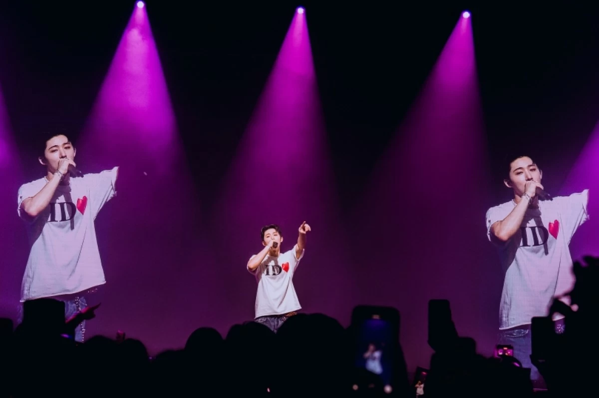 B.I performing at his “The Last Parade Tour in Manila” on Aug. 30 at the SM North EDSA Skydome (Photo courtesy of Diadema Paiso)