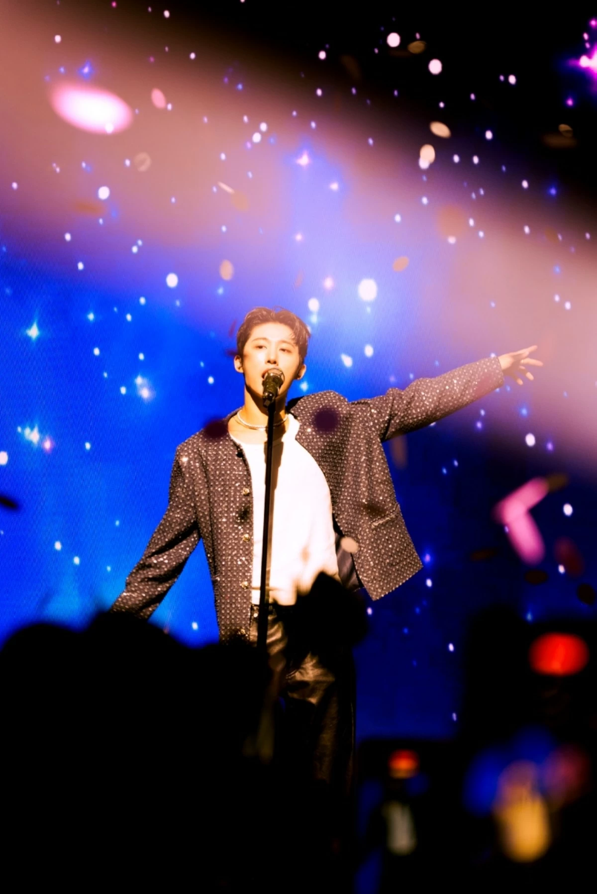 B.I performing at his “The Last Parade Tour in Manila” on Aug. 30 at the SM North EDSA Skydome (Photo courtesy of Diadema Paiso)