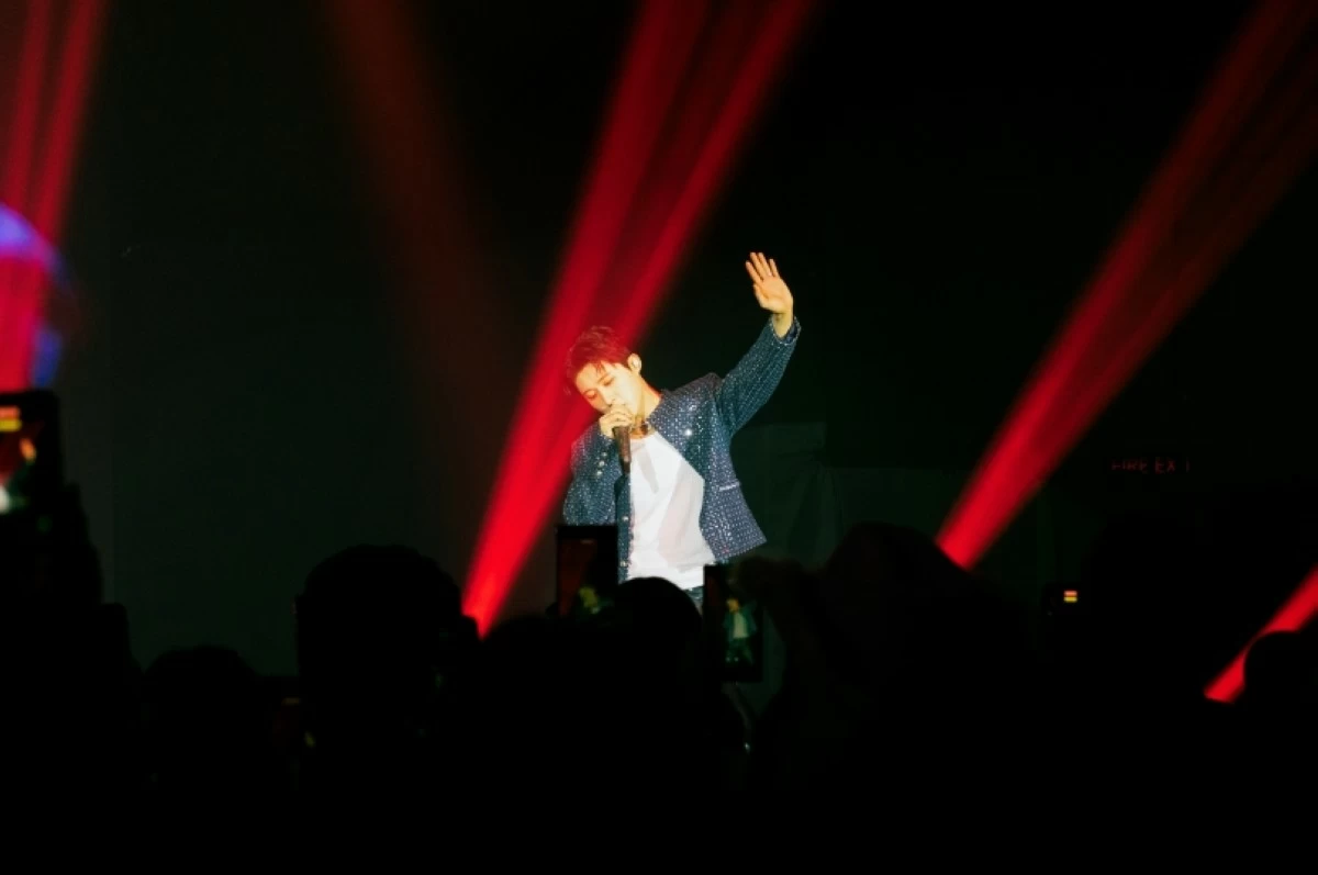 B.I performing at his “The Last Parade Tour in Manila” on Aug. 30 at the SM North EDSA Skydome (Photo courtesy of Diadema Paiso)