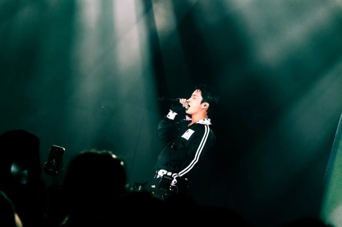 B.I performing at his “The Last Parade Tour in Manila” on Aug. 30 at the SM North EDSA Skydome (Photo courtesy of Diadema Paiso)