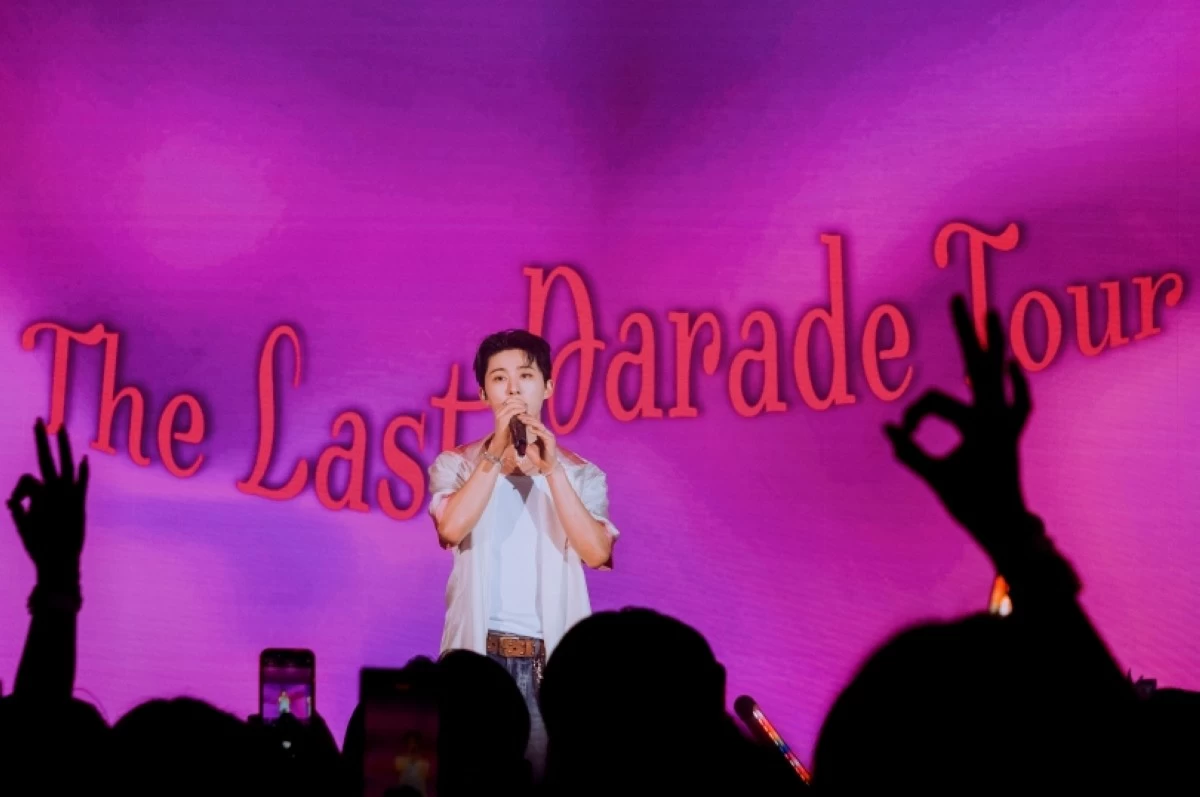 B.I performing at his “The Last Parade Tour in Manila” on Aug. 30 at the SM North EDSA Skydome (Photo courtesy of Diadema Paiso)