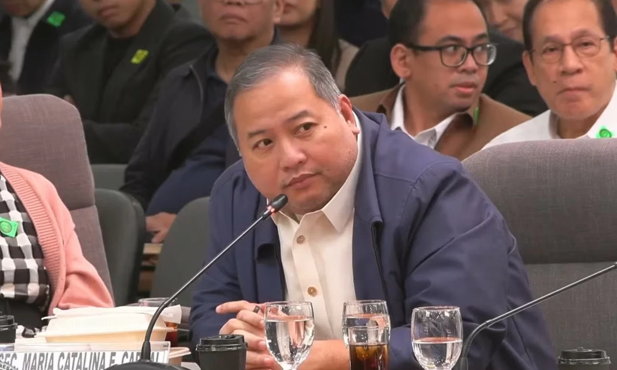 Former Bulacan 1st District Engineer Henry Alcantara (Screenshot from YouTube livestream)
