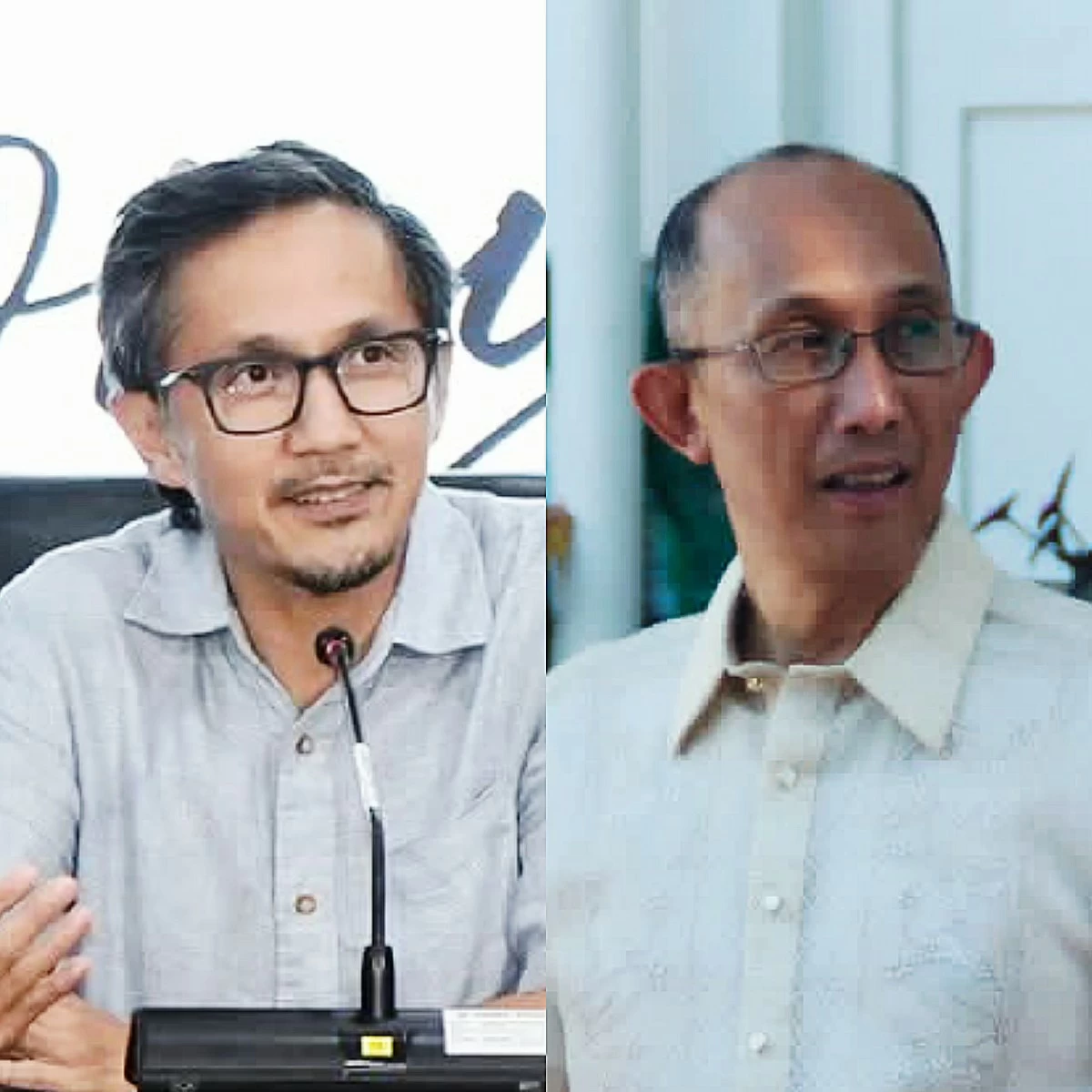 DPWH Secretary Vince Dizon (left), Baguio City Mayor Benjamin Magalong (Facebook)