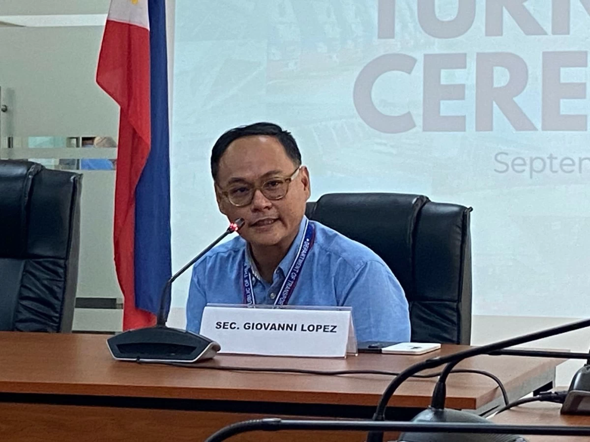 DOTr Acting Secretary Giovanni Lopez (Dexter Barro II/MANILA BULLETIN)