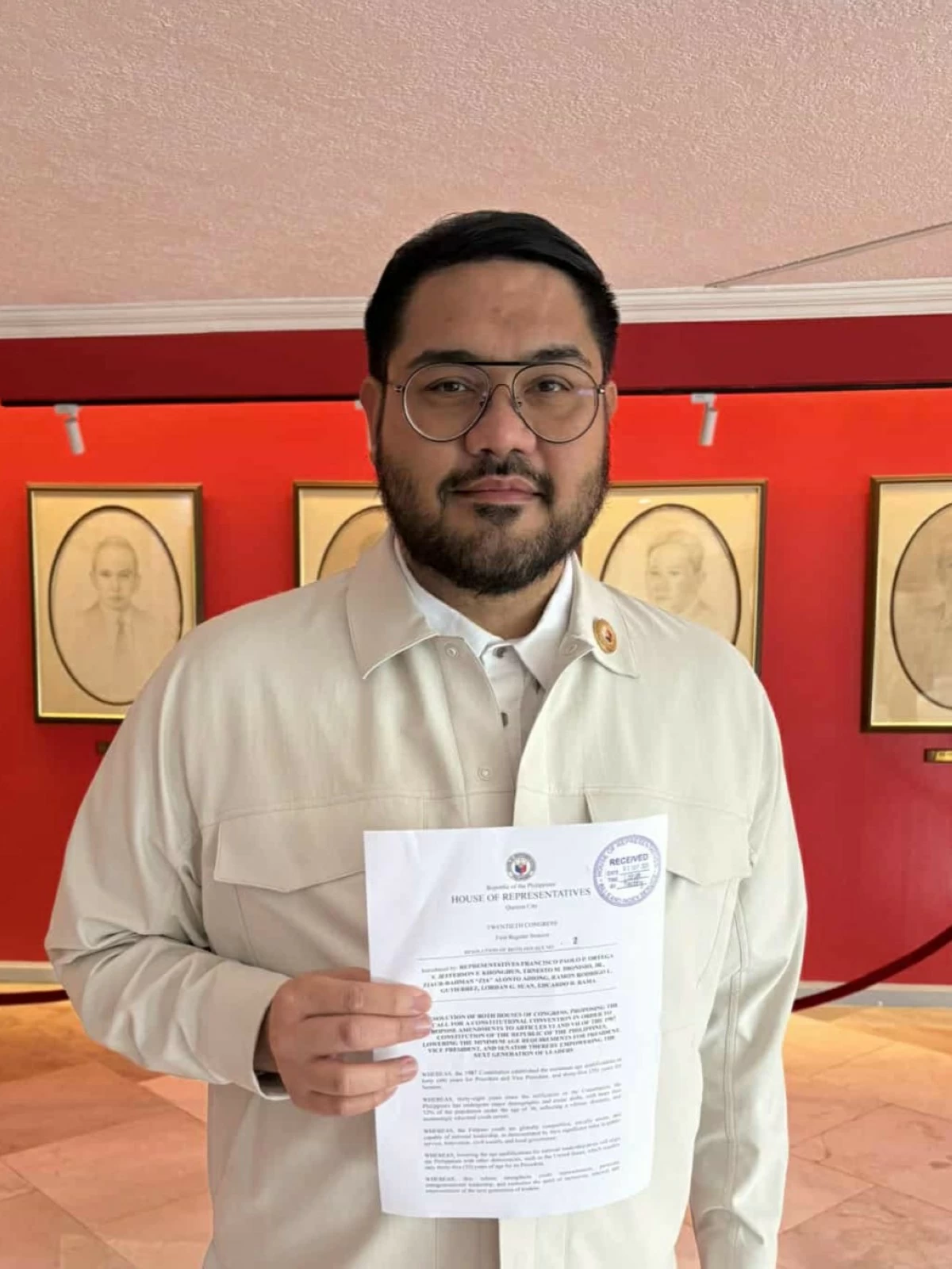 Deputy Speaker La Union 1st Rep. Paolo Ortega V (Contributed photo)